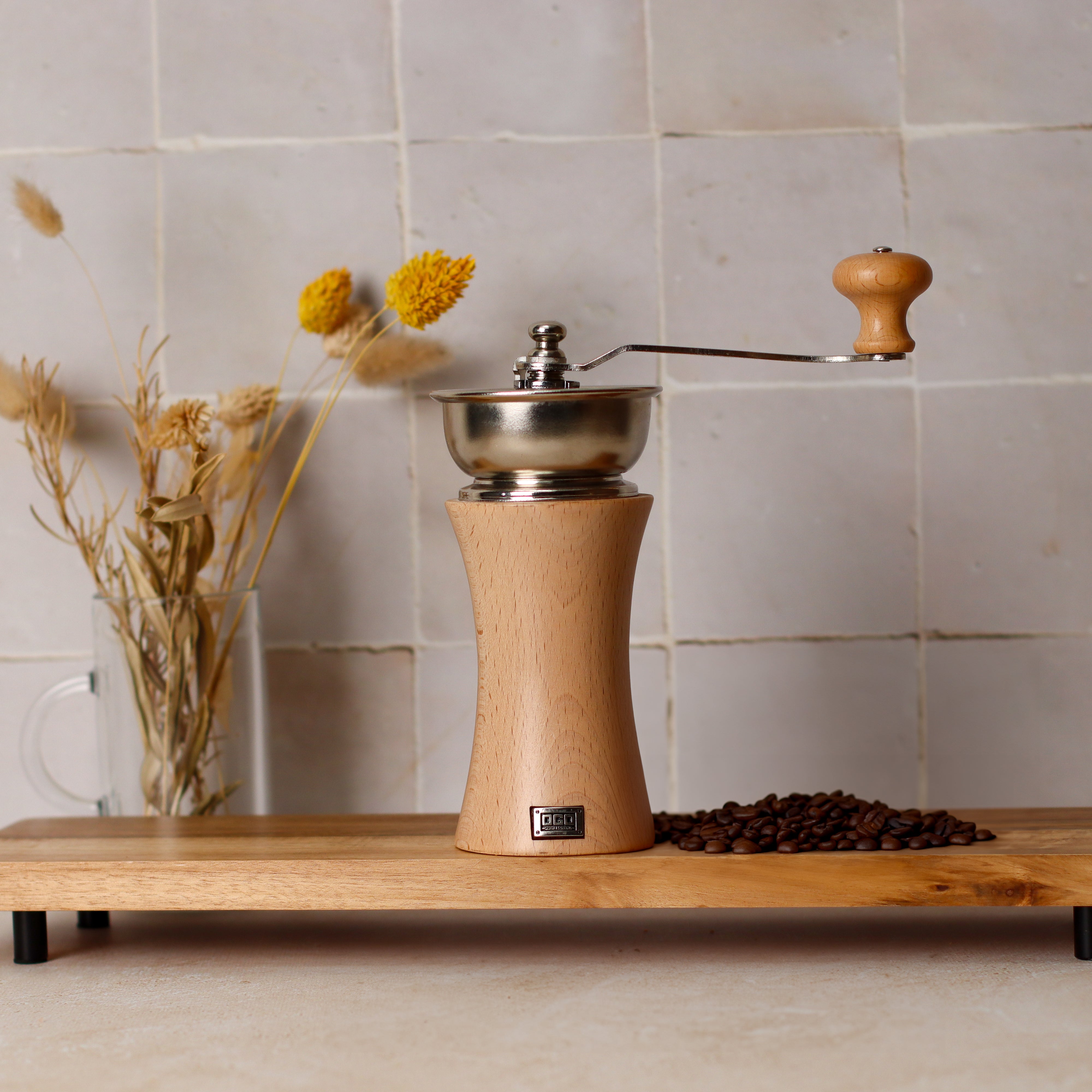 Moulin à café en bois de hêtre 21,5 cm – ogo living