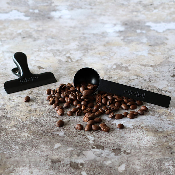 Coffee spoon and tongs